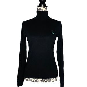 Ralph Lauren Black Turtleneck Long Sleeve Shirt